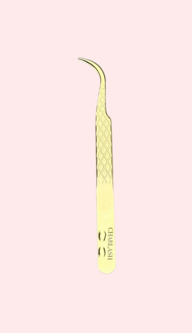 Curved Lash Tweezers